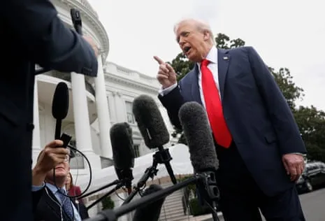Donald Trump Confronts Australian Reporter, Acknowledges Talks with Anthony Albanese