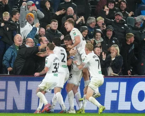Frustration for Postecoglou as Swansea Shock Nottingham Forest with Late Comeback